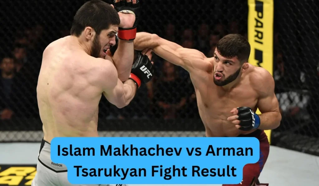 Islam Makhachev vs Arman Tsarukyan