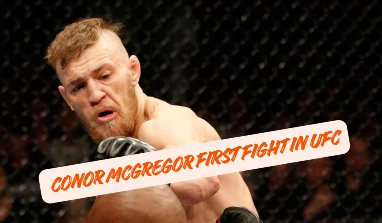 Conor McGregor First Fight In UFC