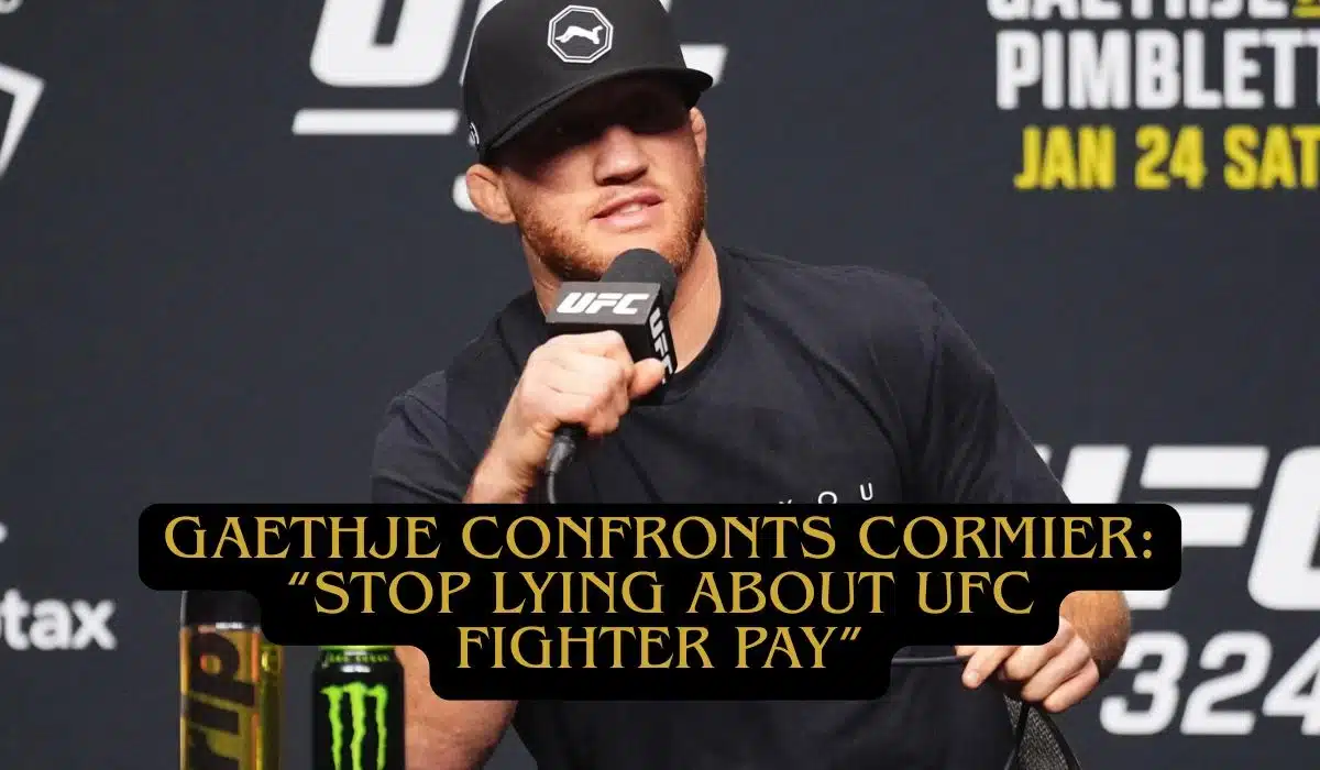 Gaethje Confronts Cormier