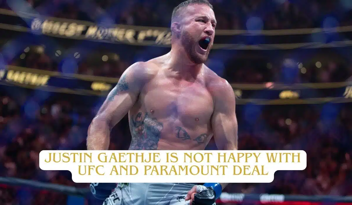 Justin Gaethje Is Not Happy With UFC And Paramount Deal