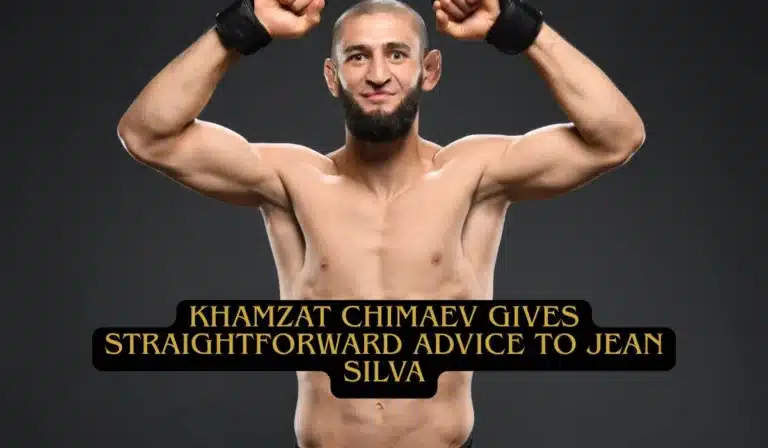 Khamzat Chimaev Gives Straightforward Advice To Jean Silva