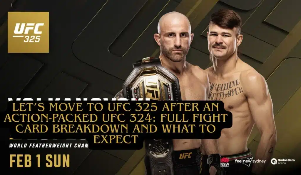 UFC 325
