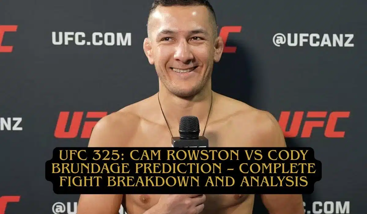 Cam Rowston vs Cody Brundage