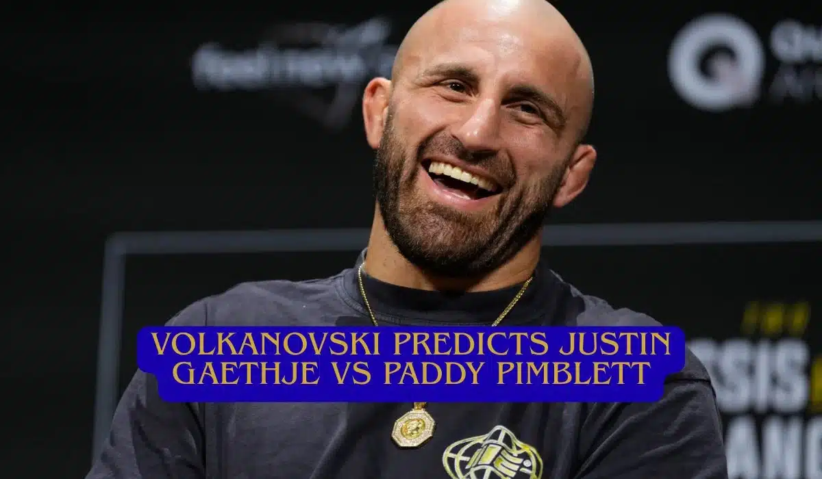 Volkanovski Predicts Justin Gaethje vs Paddy Pimblett