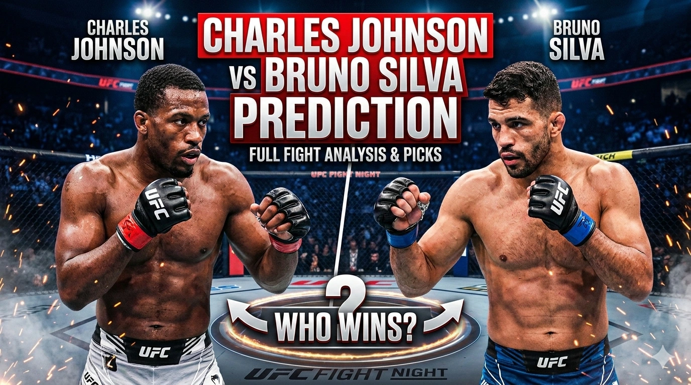 Charles Johnson vs Bruno Silva Prediction And Fight Analysis