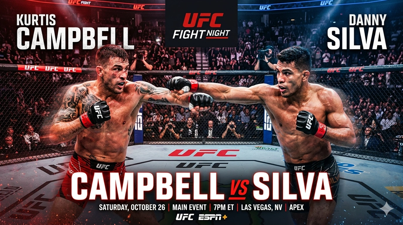 UFC Fight Night: Kurtis Campbell vs Danny Silva Prediction, Odds, Analysis