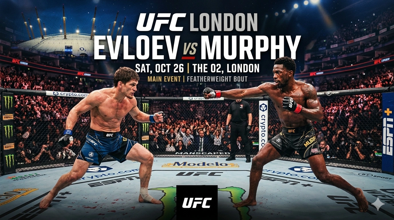UFC London: Movsar Evloev vs Lerone Murphy Prediction, Odds, Analysis