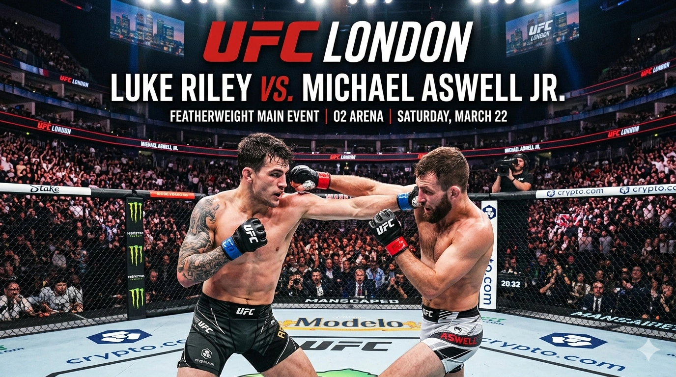 UFC London: Luke Riley vs Michael Aswell Jr. Prediction, Odds, Analysis
