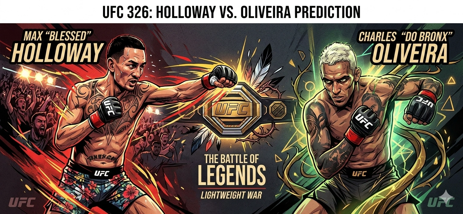Max Holloway vs Charles Oliveira Prediction
