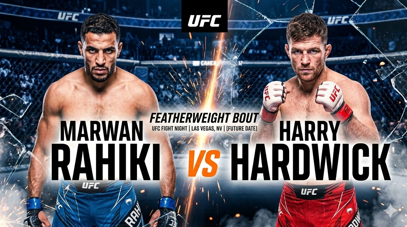 UFC Fight Night: Marwan Rahiki vs Harry Hardwick Prediction And Fight ODDs