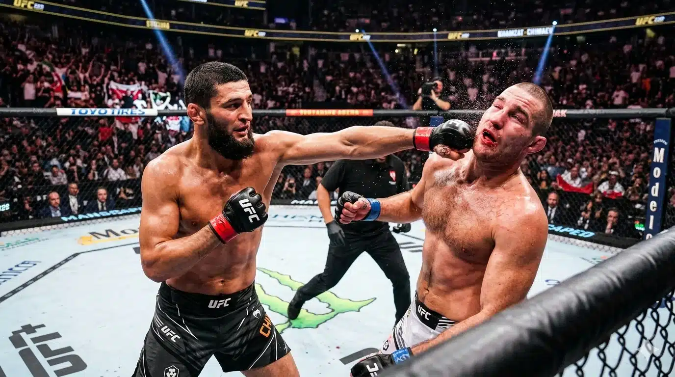 Khamzat Chimaev Wants To KO Sean Strickland