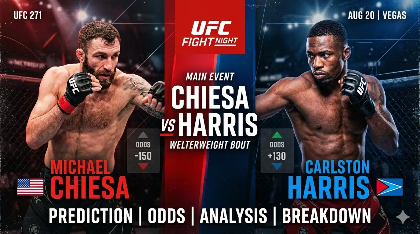 Michael Chiesa vs Carlston Harris Prediction