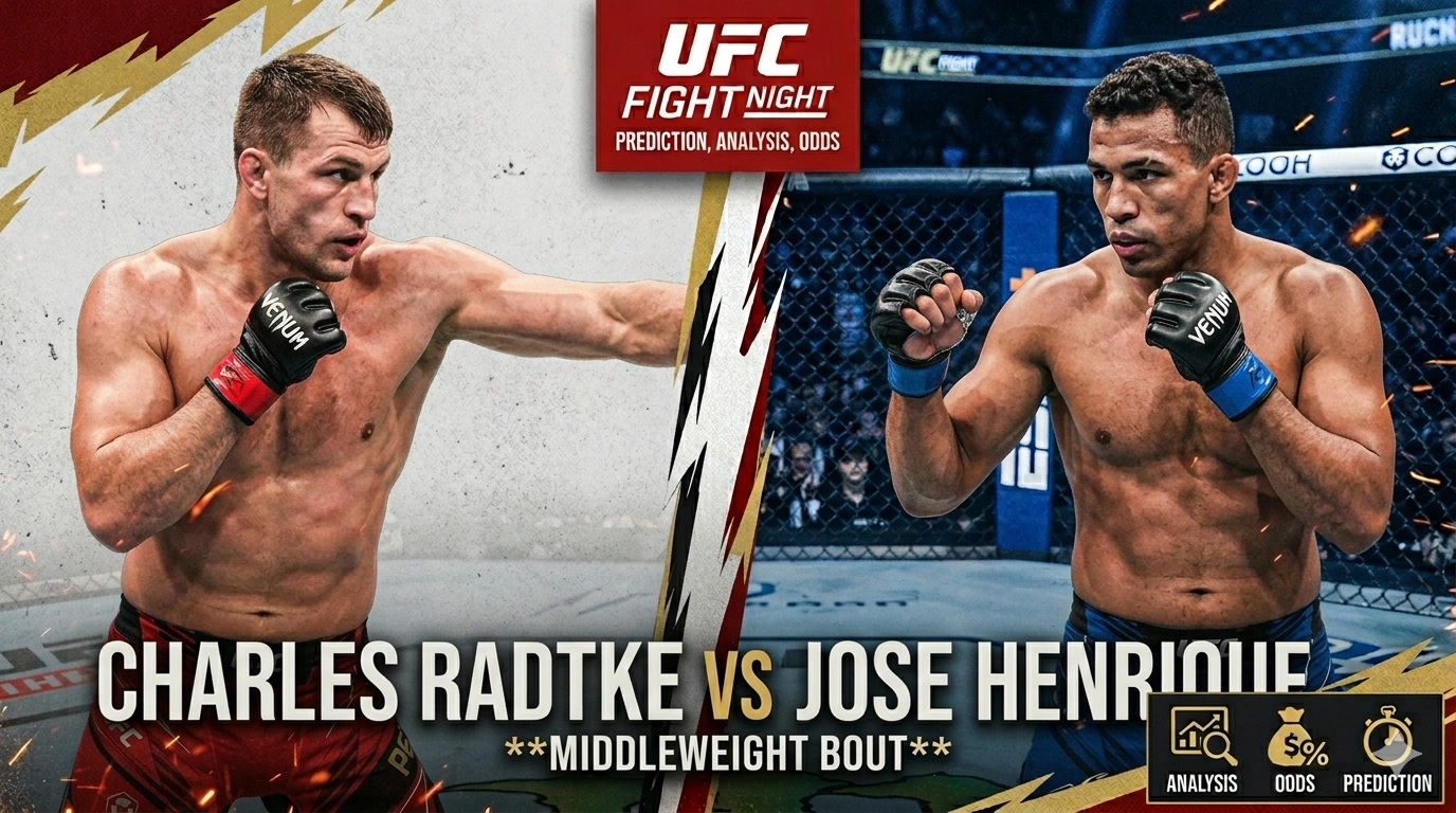 Charles Radtke vs Jose Henrique Prediction, Analysis, Odds