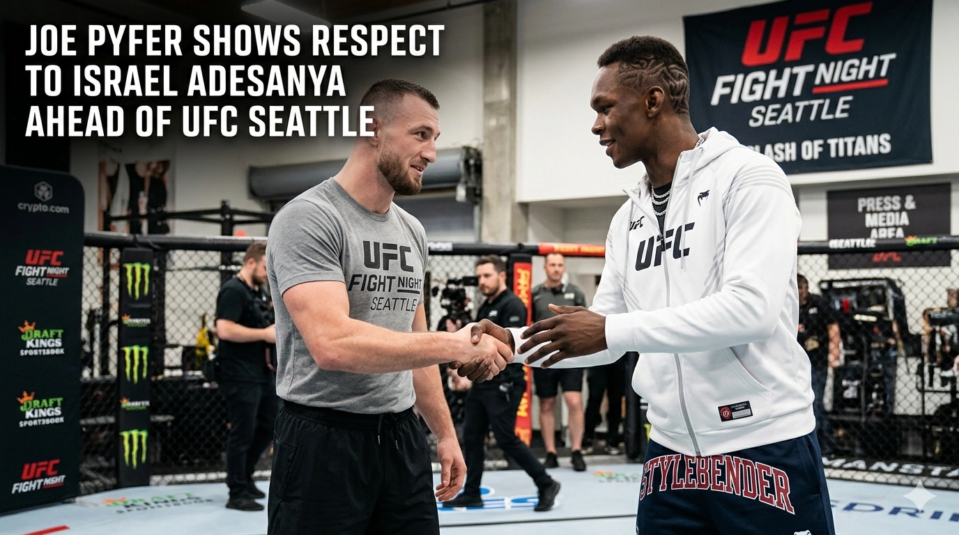 Joe Pyfer Shows Respect To Israel Adesanya Ahead Of UFC Seattle