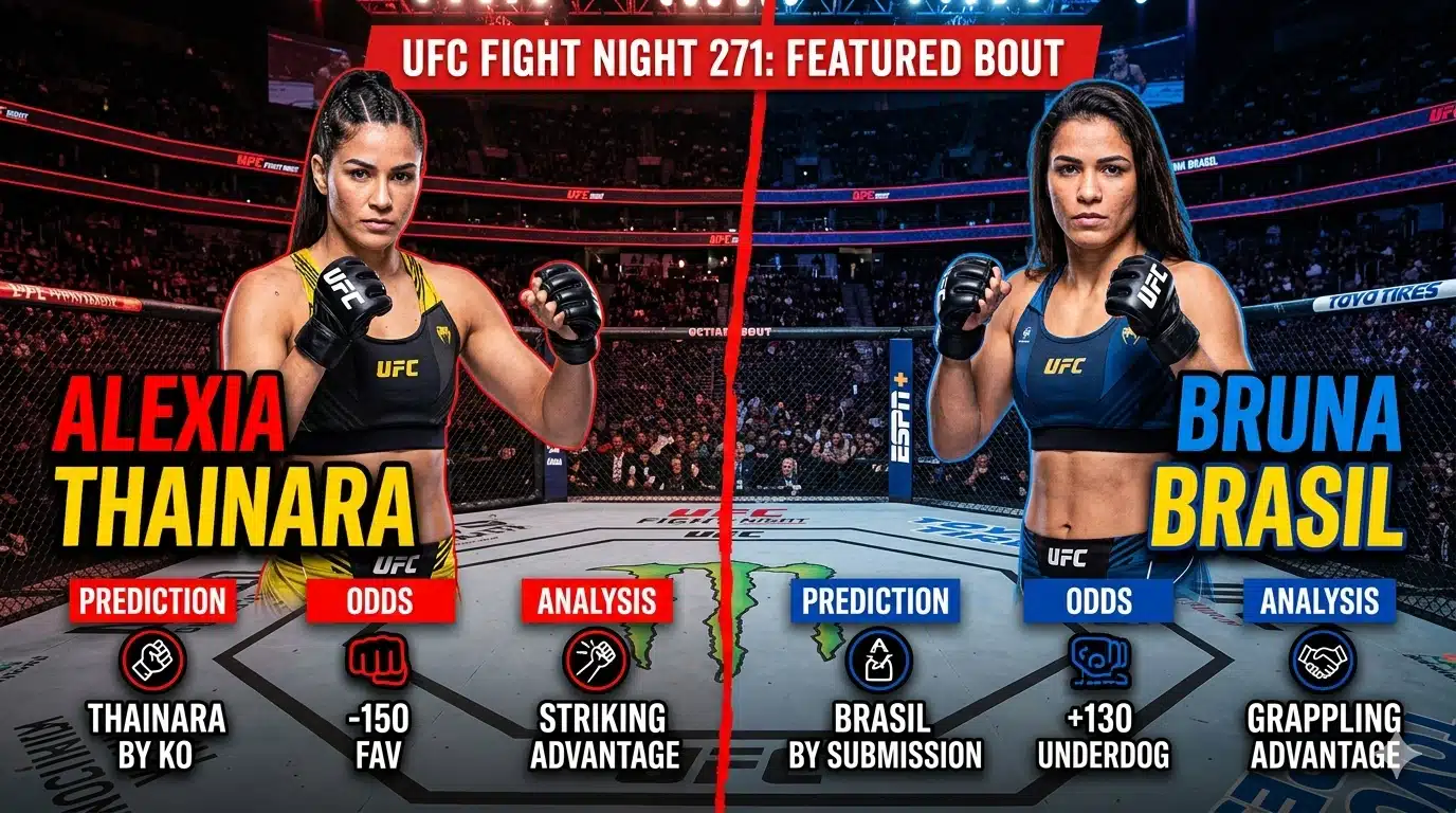 Alexia Thainara vs Bruna Brasil Prediction