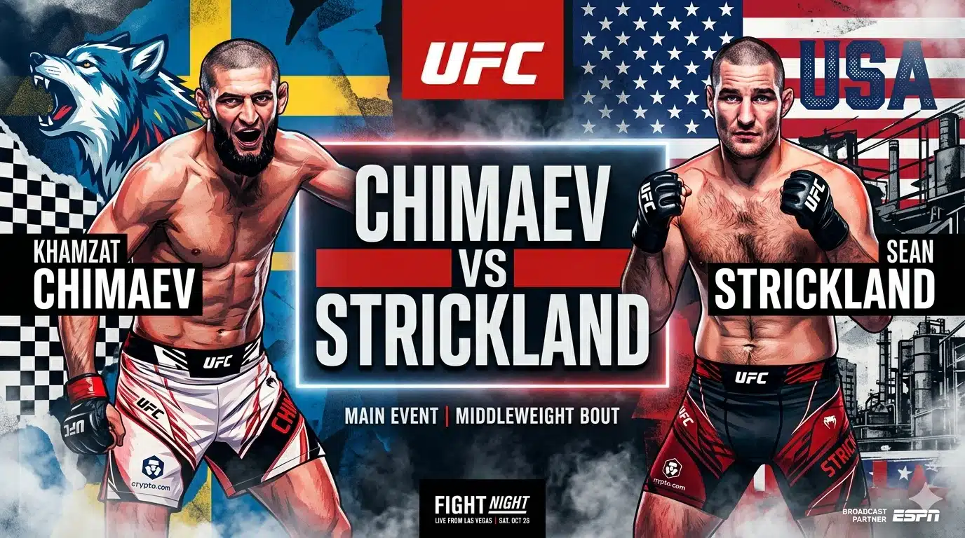 Khamzat Chimaev vs Sean Strickland: A Rivalry Too Real To Stay Out Of The Cage