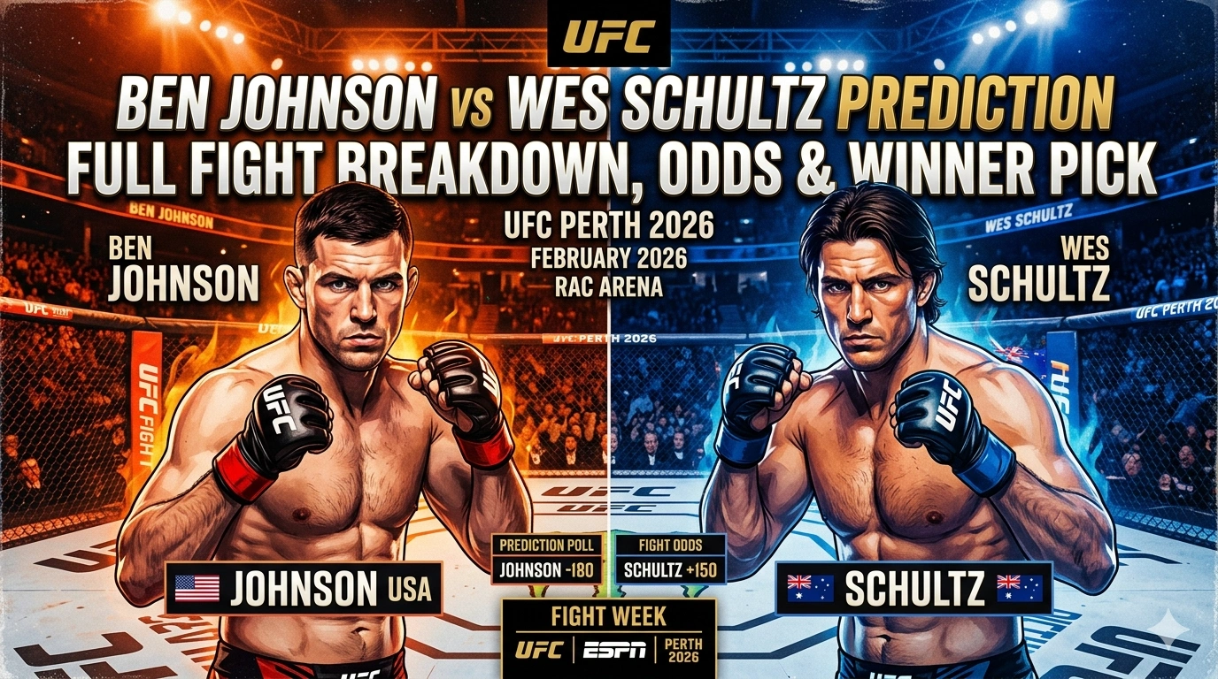 Ben Johnson vs Wes Schultz Prediction