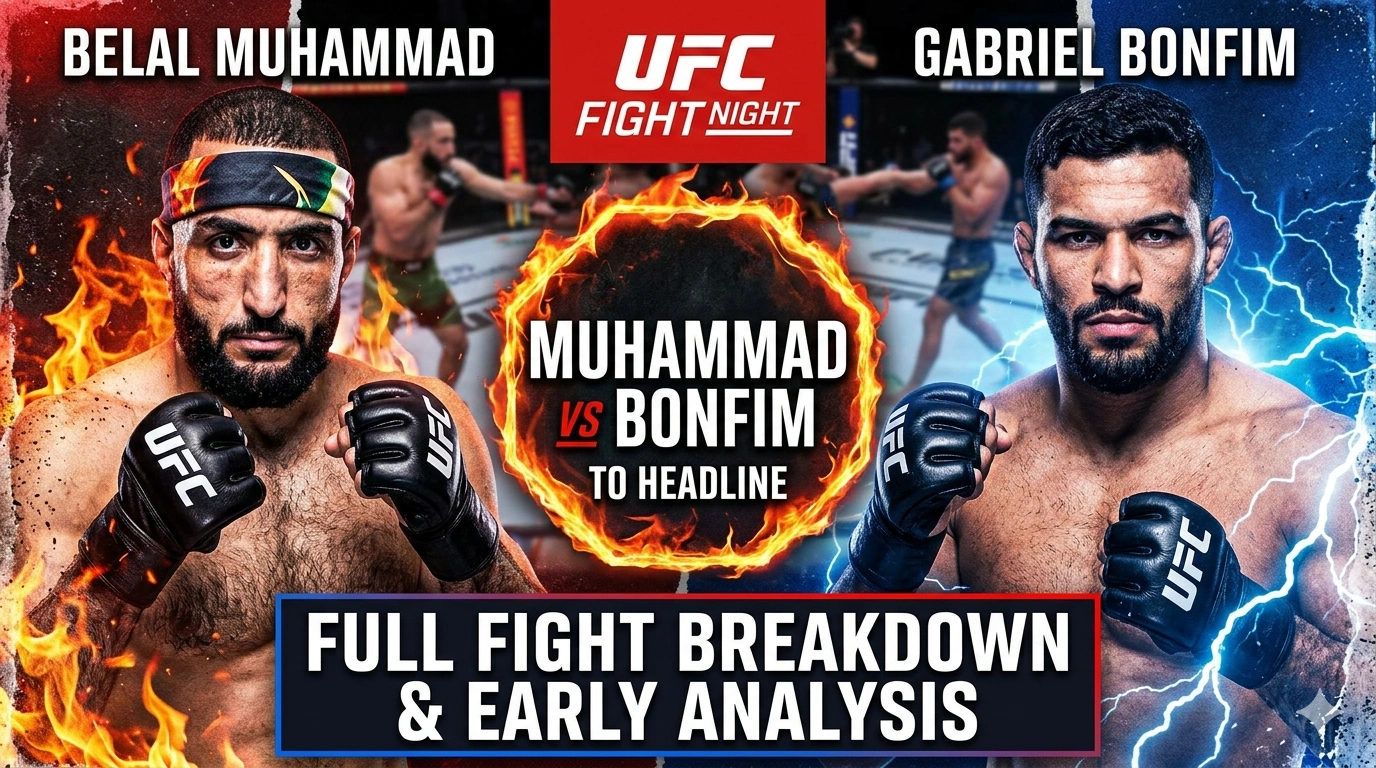 Belal Muhammad vs Gabriel Bonfim